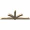 Ekena Millwork Redmond Rough Sawn Timber Gable Bracket, Douglas Fir, 72"W x 27"H x 4"D x 4"F, 9/12 Pitch GBW072X27X0404RED00RDF - alternate 5